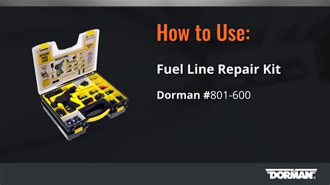 Dorman Fuel Line Repair Kit Instructions