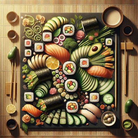 Vegan Sushi Variations - Me + Food