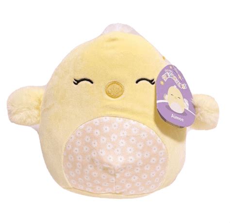 Squishmallows 2023 Easter Squad B 8" Aimee the Floral Belly Chick Plush Doll Toy - Walmart.com