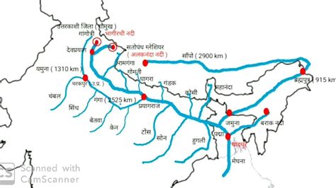 Bihar River System Map