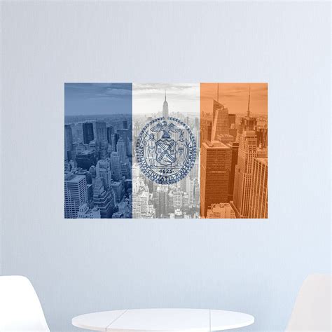 New York City Flag | City flags, Nyc art, Flag prints