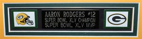 Aaron Rodgers Signed Packers 35" x 43" Custom Framed Jersey (PSA COA) | Pristine Auction