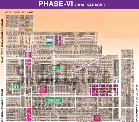 Dha Karachi Map, dha map phase 1,2, 4, 5, 6, 7, 8, Defence Karachi Maps