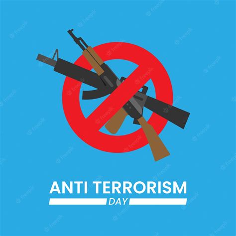 Premium Vector | Poster design to commemorate anti terrorism day