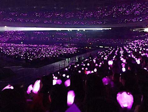 Bts Purple Ocean Hd - 3! and army's purple ocean project at their live performance!