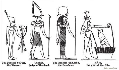 Ancient Egyptian Gods And Goddesses Names images