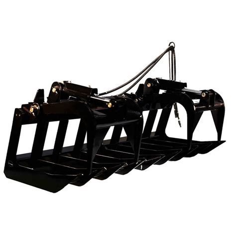 72 in. Heavy-Duty Root Grapple Rake Attachment for Bobcat and Kubota ...