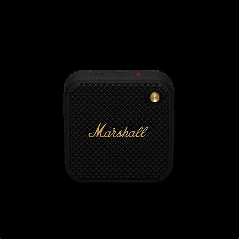 Marshall Willen Portable Bluetooth Speaker - Black & Brass - iTechStore