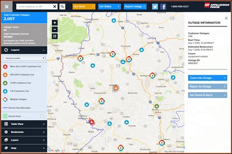 Aep Virginia Power Outage Map - Maps : Resume Template Collections # ...