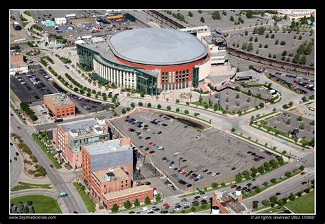 Pepsi Center Arena, Denver | Aerial of the Pepsi Center in t… | Flickr