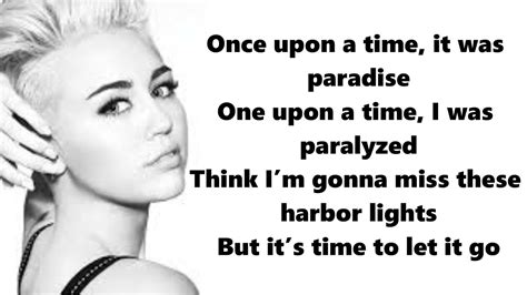 Miley Cyrus_Slide Away- Official Lyric Video - YouTube