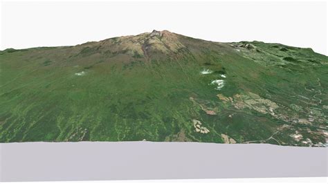 Volcano Hallasan South Korea 3D - TurboSquid 2144783