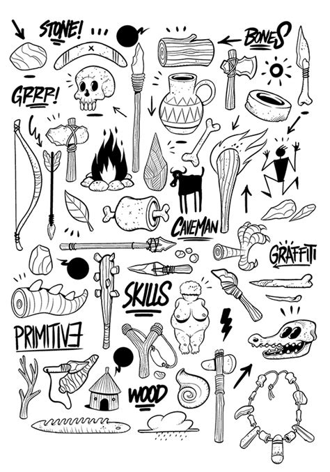 Caveman Tools on Behance