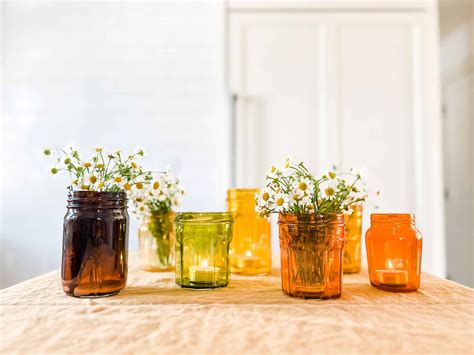 How to Make Colored Glass Jars and Get the Vintage Look | Most Lovely ...