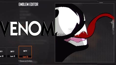 Black Ops 2 - EPIC Venom Emblem Tutorial - YouTube