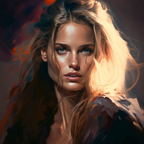 Beautiful Female Portrait Digital Art Ai Generated Wa - vrogue.co