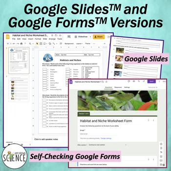 Habitat and Niche by Amy Brown Science | Teachers Pay Teachers