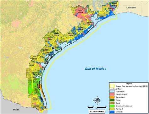 Map Of Texas Coast 16 Map Of The Texas Coastline | Tumejorgestion - Map Of Texas Coast ...