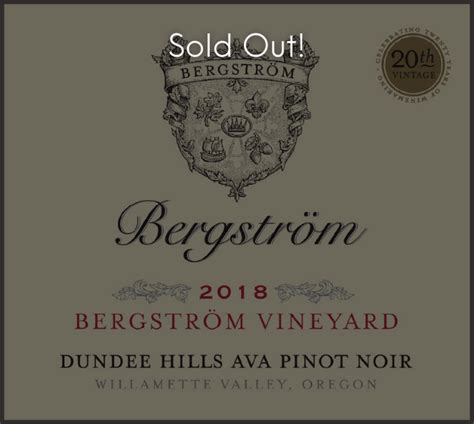 Product Image for 2018 Bergström Vineyard