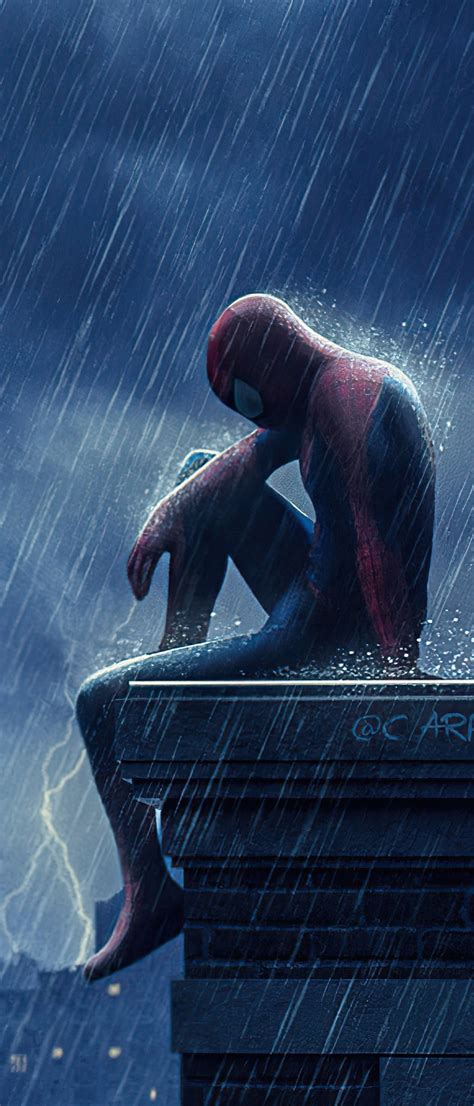 1080x2520 Sad Spider-Man No Way Home 4k 1080x2520 Resolution Wallpaper, HD Superheroes 4K ...