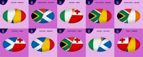 Rugby versus icons for Pool B of international rugby tournament 2023 ...