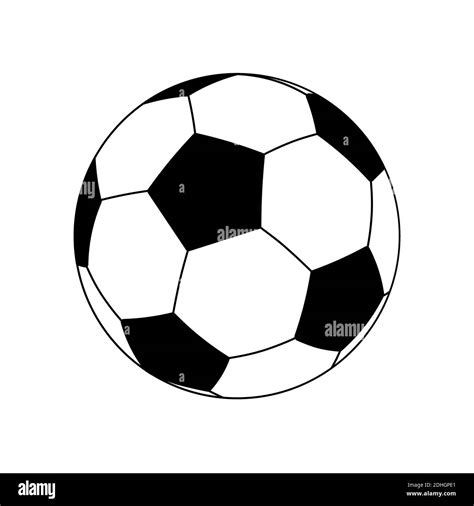 Soccer Ball Clipart Black And White Vector