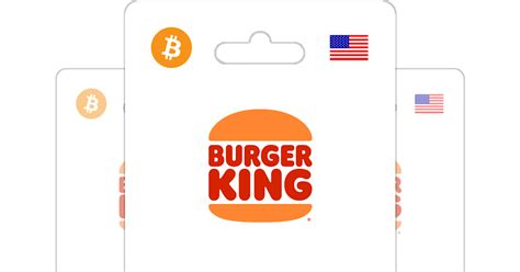 Buy Burger King Gift Card with Bitcoin, ETH, USDT or Crypto - Bitrefill