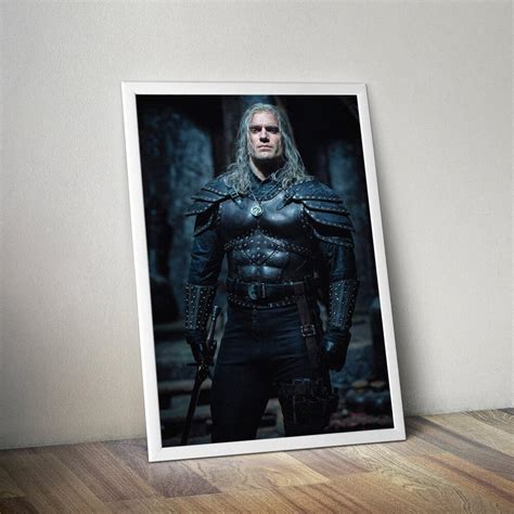 Henry Cavill Geralt of Rivia Armor Witcher Wall Art Poster