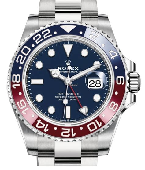 Rolex GMT-Master II White Gold Pepsi Blue Dial 126719BLRO 2019 for $50,995 for sale from a ...