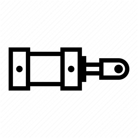 Cylinder, hydraulic, pneumatic, pull, push icon - Download on Iconfinder