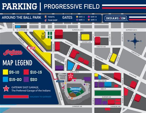 Progressive Field Parking Guide: Maps, Tips, Deals | SPG