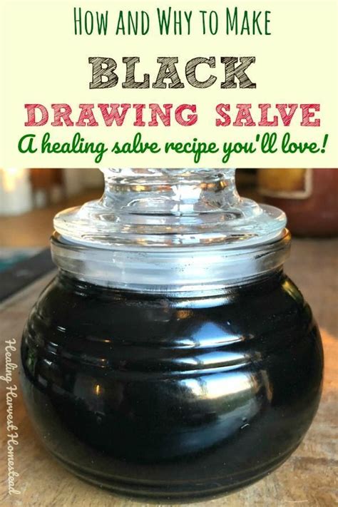 Herbal black drawing salve recipe that works the how why and what of black drawing salves – Artofit