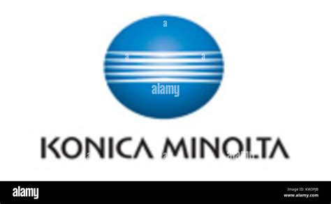 Logo Konica Minolta 2010 Stock Photo - Alamy