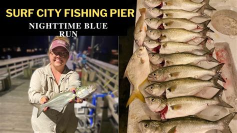 Surf City Fishing Pier Night Action | Topsail Island Fishing | North ...