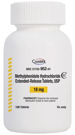 Methylphenidate ER – Camber Pharmaceuticals