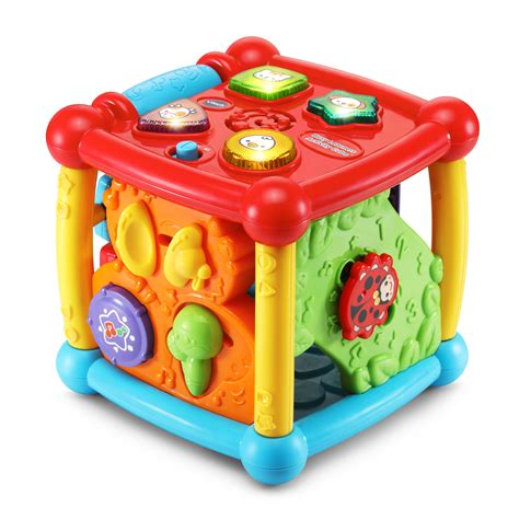 VTech Busy Learners Activity Cube, Learning Toy for Infant Toddlers ...