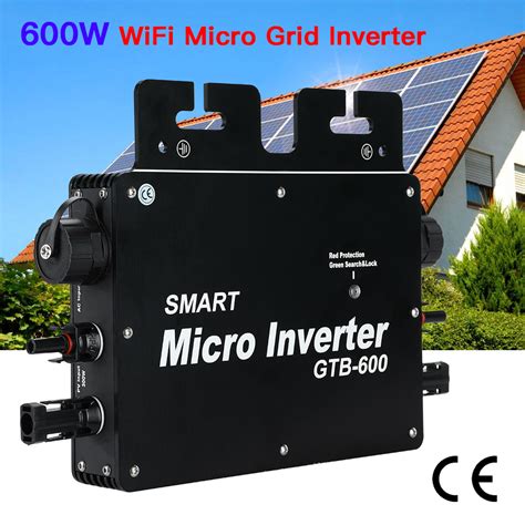 600w smart solar grid tie micro inverter gtb-600 microinverter for on ...