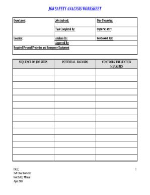 Jsa form - Fill Out and Sign Printable PDF Template | SignNow