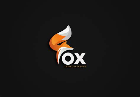 3D Fox Logo on Behance