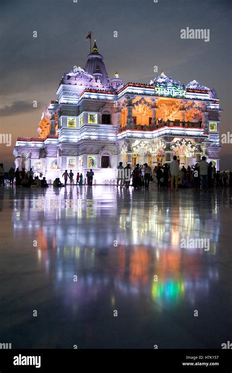 Prem mandir with led lighting hi-res stock photography and images - Alamy