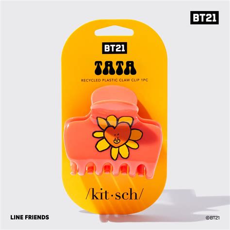 BT21 meets Kitsch Recycled Plastic Puffy Claw Clip 1pc - TATA – KITSCH