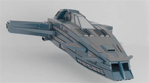 Spaceship 3D Model Free