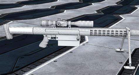 Anzio 20mm Vulcan Rifle 3D Model $49 - .fbx .3ds .dwg .dxf .obj .stl .max - Free3D