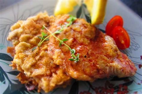 Crumbed beef schnitzels: Fried, crunchy and very meaty