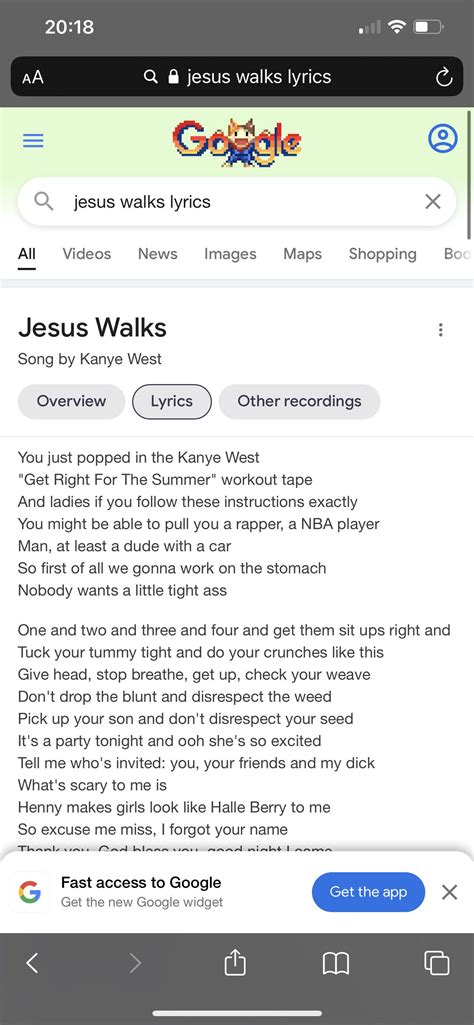 Jesus Walks lyrics : r/Kanye