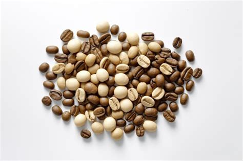 Premium AI Image | Coffee beans white