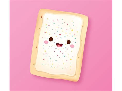 Pop Tart | Cute food drawings, Pop tarts, Kawaii stickers