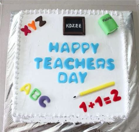 Simple Teachers Day Cake Online| Doorstep Cake