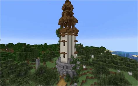 5 best wizard tower designs for beginners in Minecraft