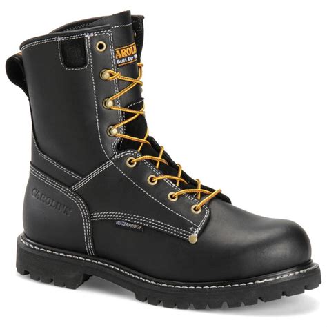 Men's Carolina® 8" Waterproof Composite Toe Work Boots - 294582, Work ...